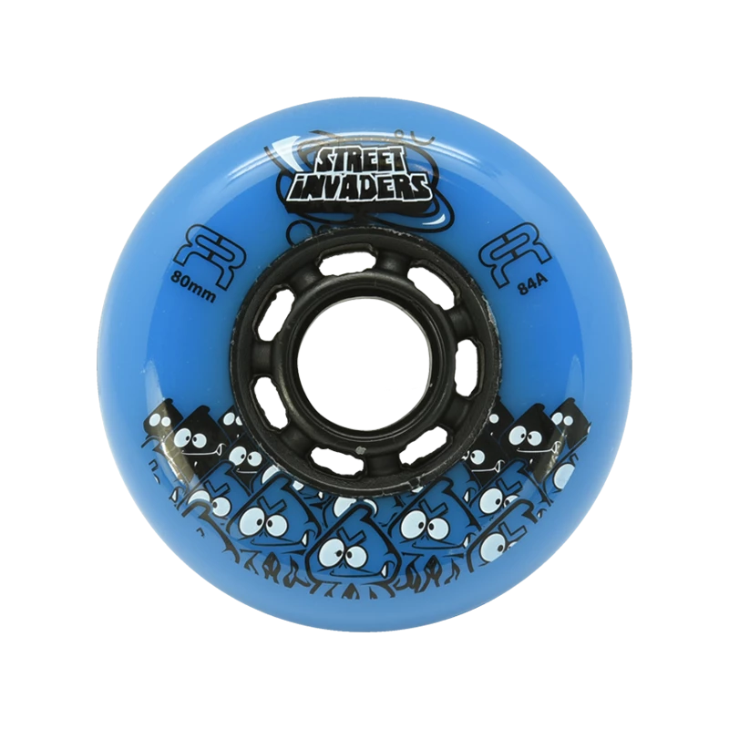 Wheels: FR STREET INVADER WHEELS BLUE 80mm (4 UNITS) 84A